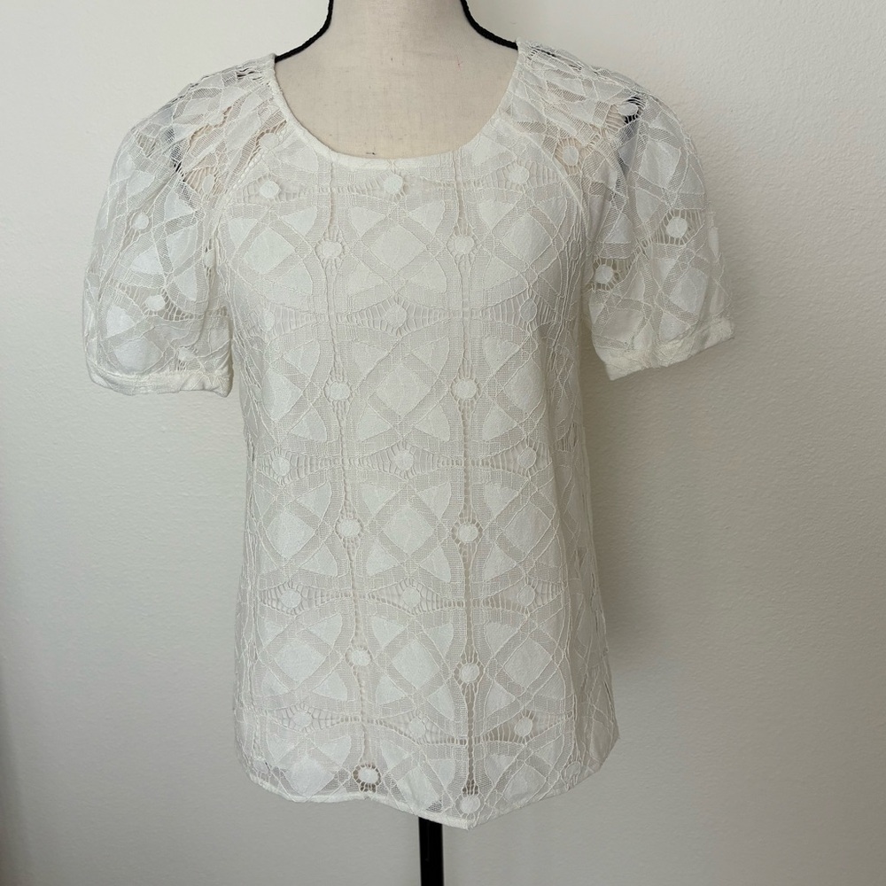 Anthropologie Maeve Lace Blouse